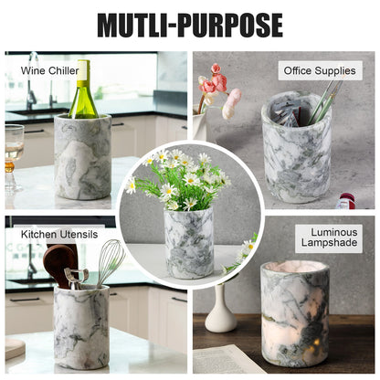 Koville Natural Stone Straight Wine Cooler in Bianco Palomino