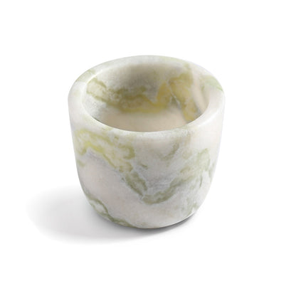 Koville Natural Stone Tea Cup for Ritual Serving - Diameter 59 mm (47 mm inner) x Height 49 mm x Wall Thickness 6 mm in natural stone, product view 4