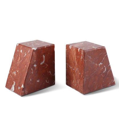 Koville Natural Stone Trapezoid Bookends in Five Sizes in natural stone, product view 2