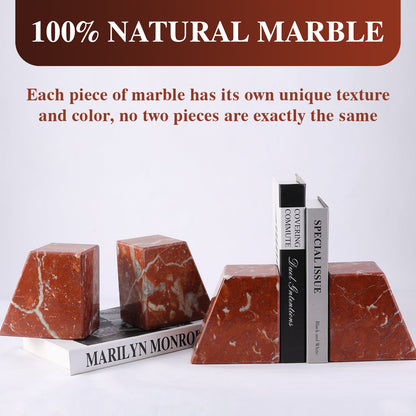 Koville Natural Stone Trapezoid Bookends in Five Sizes in natural stone, product view 5