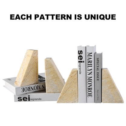 Koville Natural Stone Trapezoid Bookends in Five Sizes in natural stone, product view 20