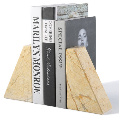 Koville Natural Stone Trapezoid Bookends in Five Sizes in natural stone, product view 23