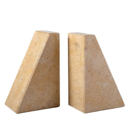Koville Natural Stone Trapezoid Bookends in Five Sizes in natural stone, product view 97