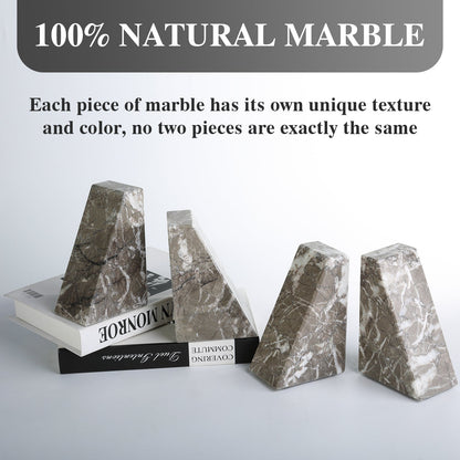 Koville Natural Stone Trapezoid Bookends in Five Sizes in natural stone, product view 61