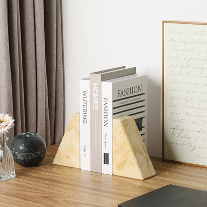 Koville Natural Stone Trapezoid Bookends in Five Sizes in natural stone, product view 96