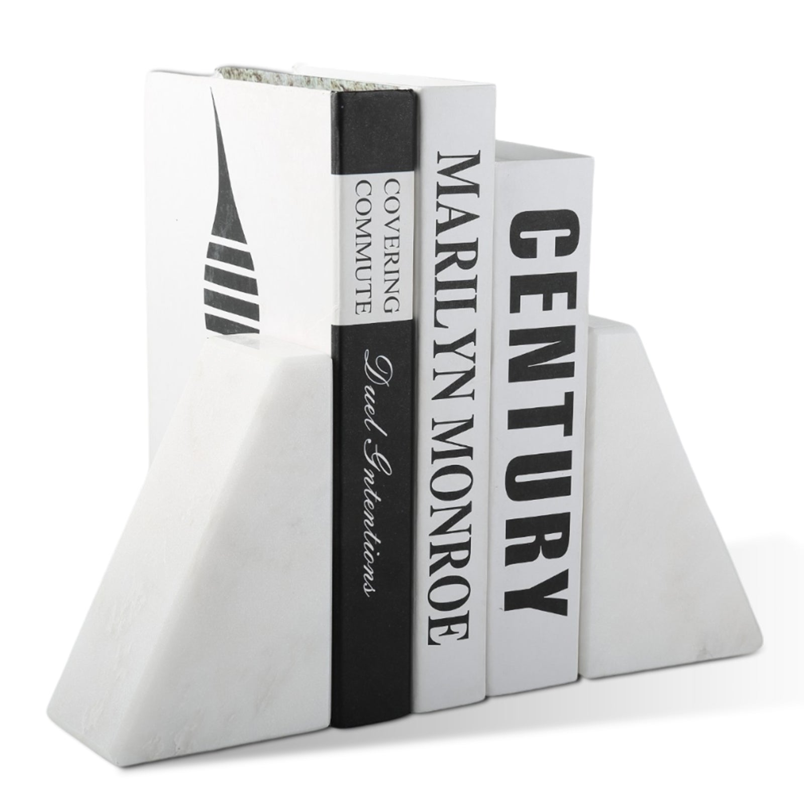 Koville Natural Stone Trapezoid Bookends in Five Sizes in natural stone, product view 80