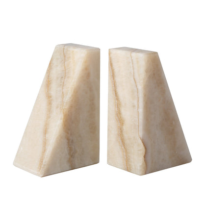 Koville Natural Stone Trapezoid Bookends in Five Sizes in natural stone, product view 119