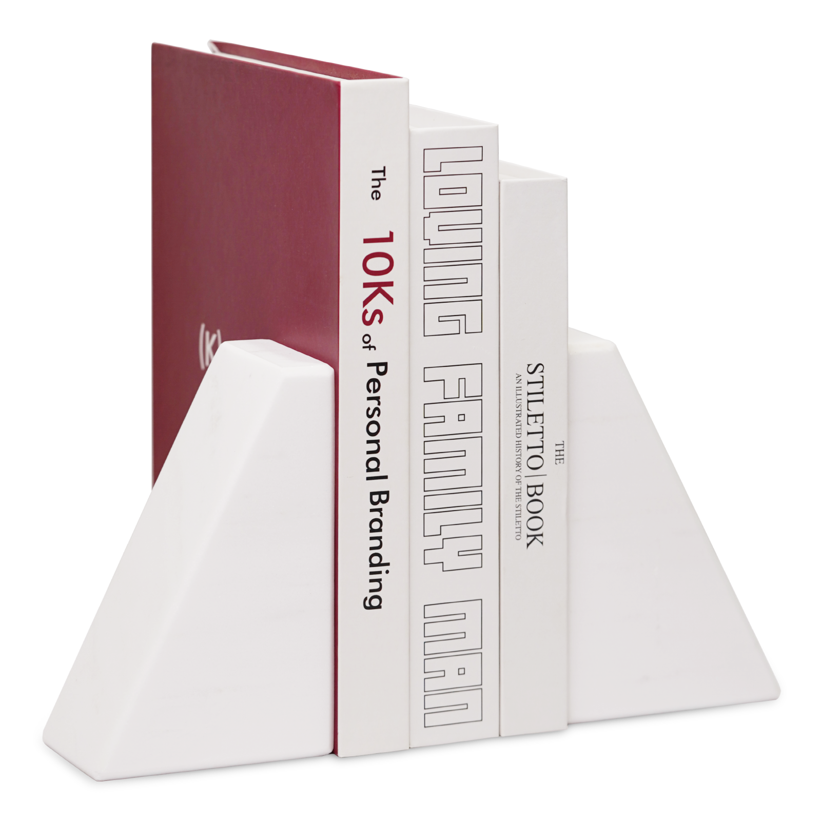 Koville Natural Stone Trapezoid Bookends in Five Sizes in natural stone, product view 42