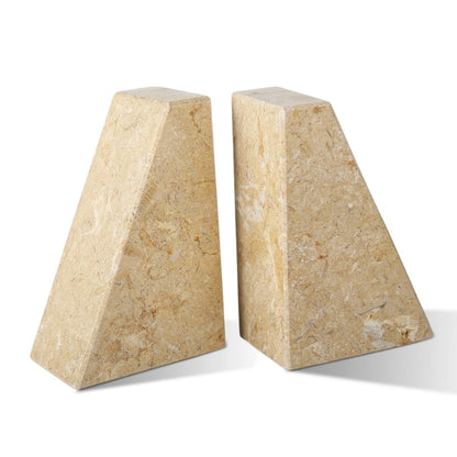 Koville Natural Stone Trapezoid Bookends in Five Sizes in natural stone, product view 71