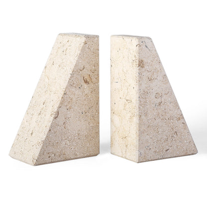 Koville Natural Stone Trapezoid Bookends in Five Sizes in natural stone, product view 109