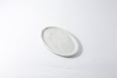Koville Natural Stone Oval Tray for Tabletop Styling - 220 x 140 in natural stone, product view 1