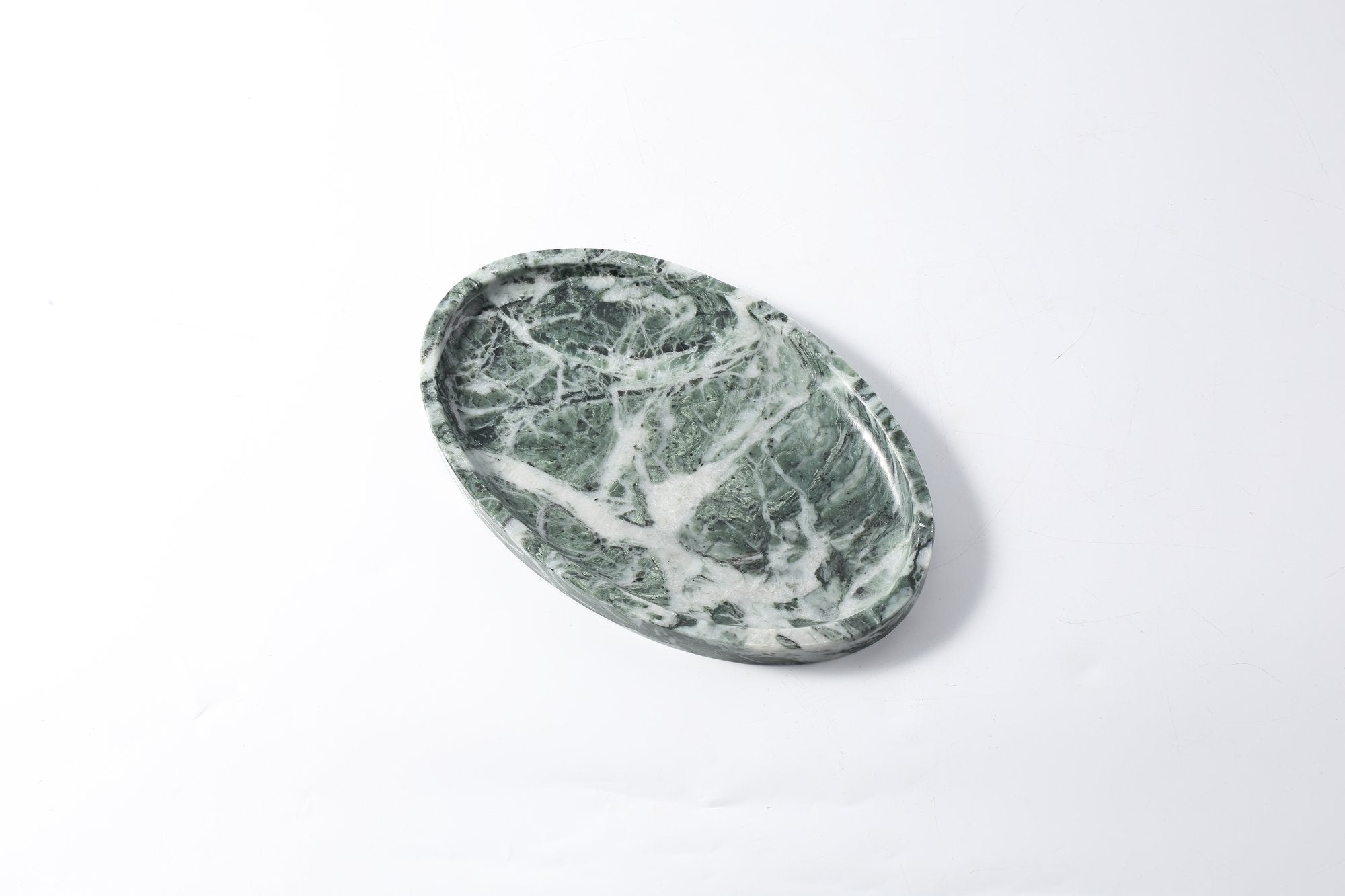 Koville Natural Stone Oval Tray for Tabletop Styling - 220 x 140 in natural stone, product view 2