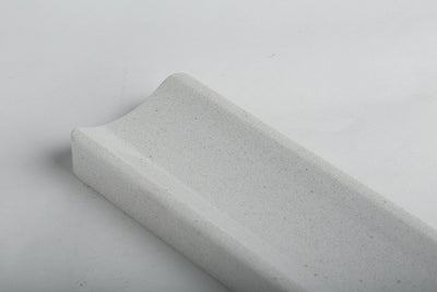 Koville incense holder in Ariete Quarella with burning incense stick