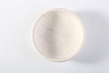 Koville natural marble incense holder pro d 150 t 40 in Moca Cream Media with burning incense stick