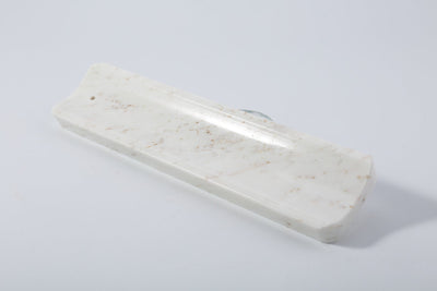 Koville incense holder in Palissandro Classico with burning incense stick