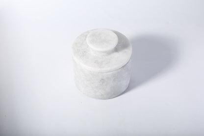 Koville Grigio Fantasy natural marble butter crock