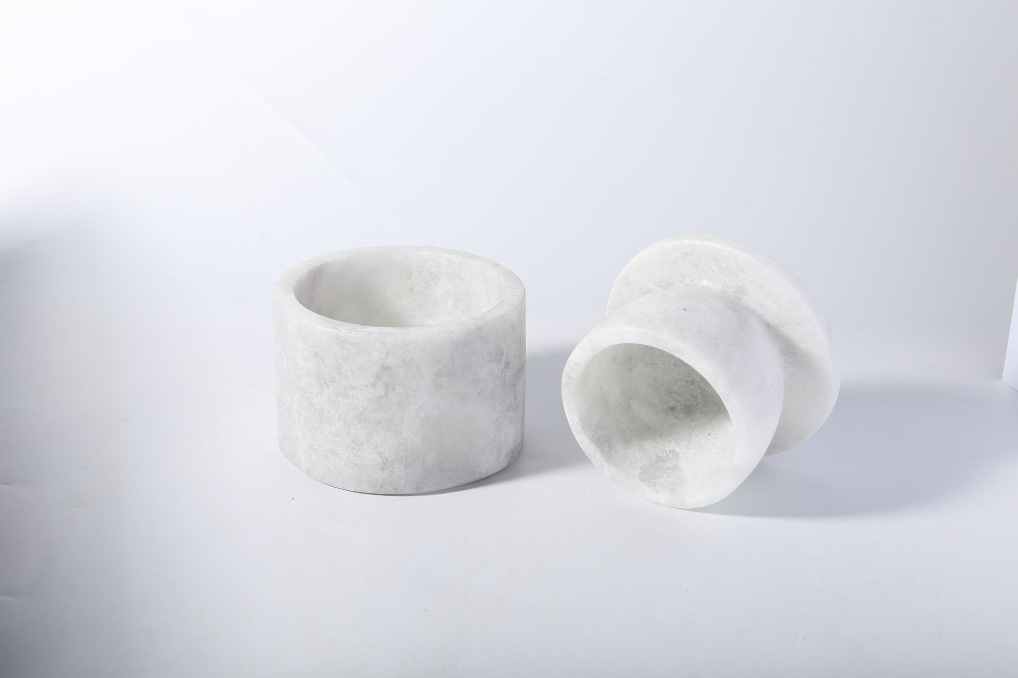 Koville Grigio Fantasy natural marble butter crock