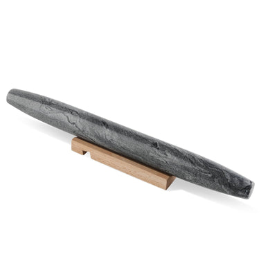 Koville Monte Grigio natural marble fish belly French rolling pin for baking