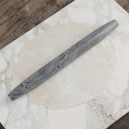 Koville Monte Grigio natural marble fish belly French rolling pin for baking