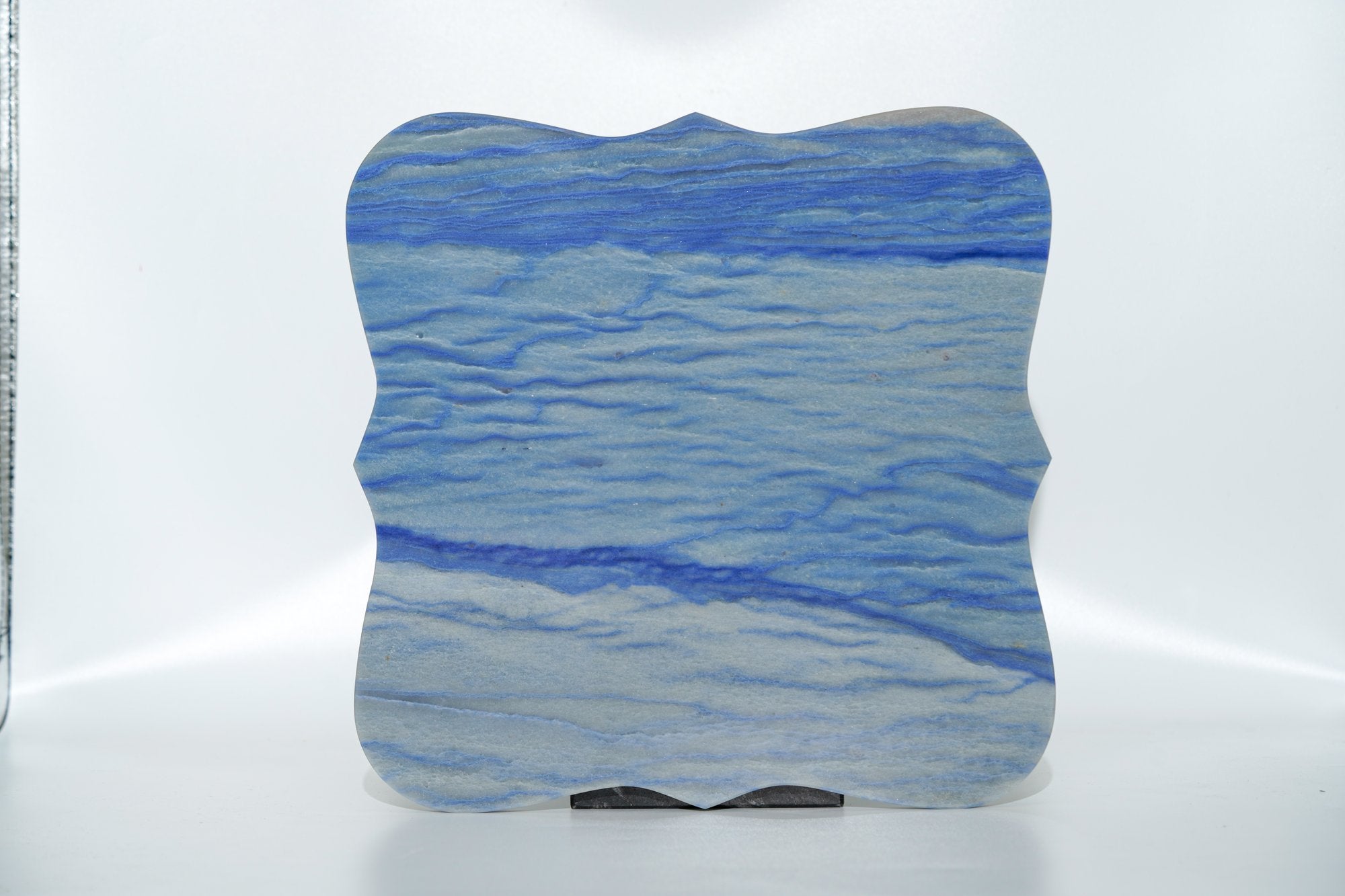 Koville Grigio Fantasy natural marble square cheese board