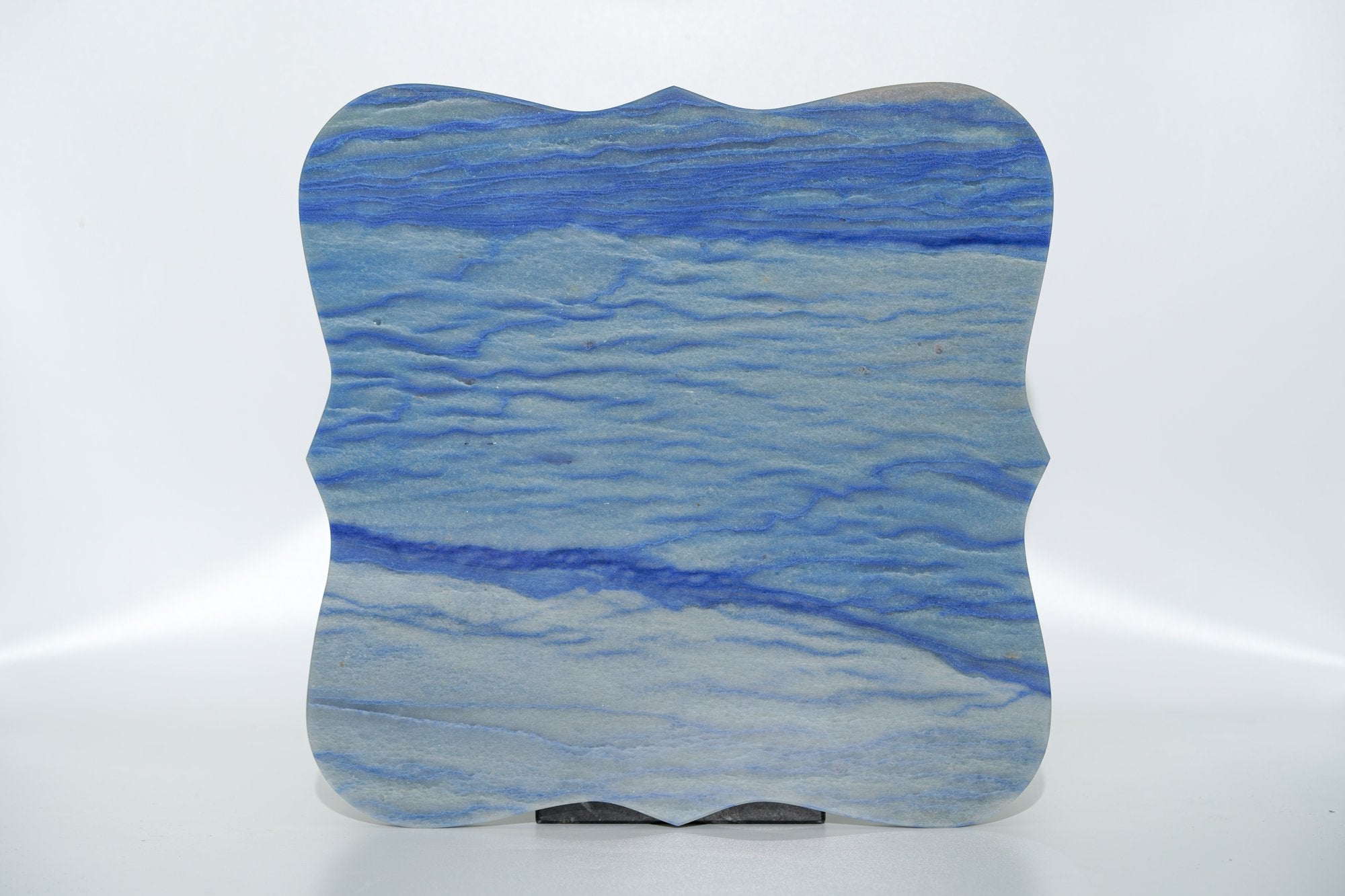 Koville Grigio Fantasy natural marble square cheese board