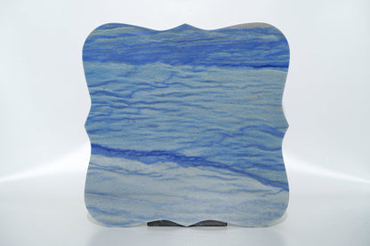 Koville Grigio Fantasy natural marble square cheese board