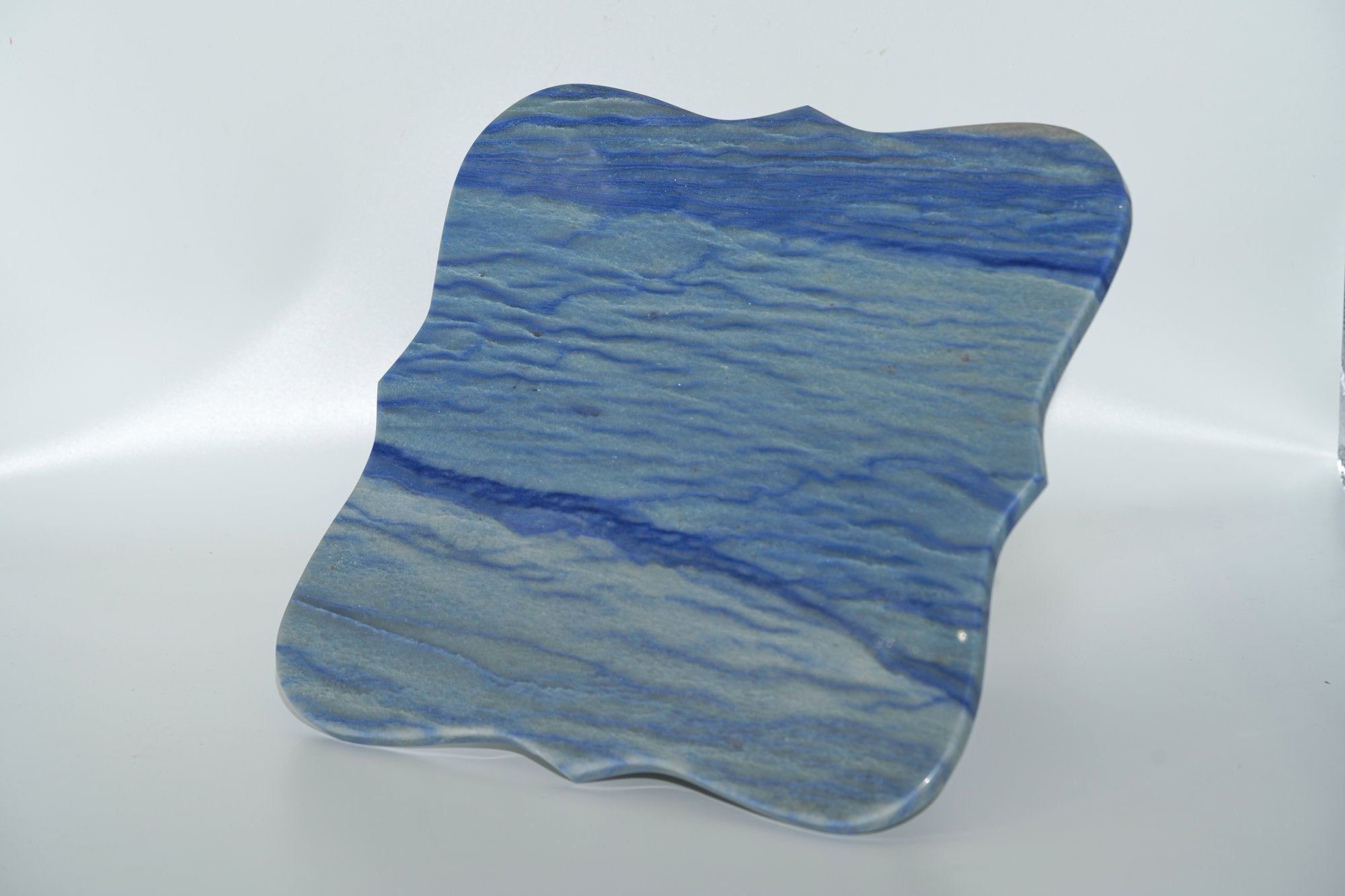 Koville Grigio Fantasy natural marble square cheese board