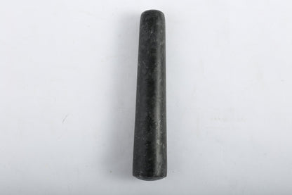 Koville natural marble mortar and pestle, smooth surface, D=178 mm, Angola Silver Black