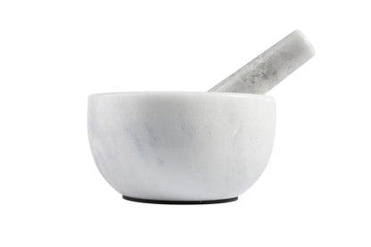 Koville honed Namib Fantasy marble mortar and pestle, D=160 mm