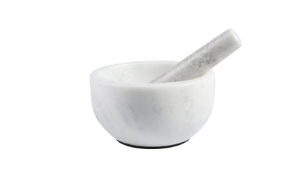 Koville honed Namib Fantasy marble mortar and pestle, D=160 mm