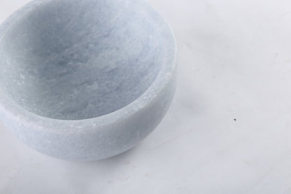Koville natural marble mortar and pestle, smooth surface, D=178 mm, Namib Sky
