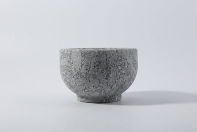 Koville matte natural stone mortar and pestle, 130 mm, Calidonia