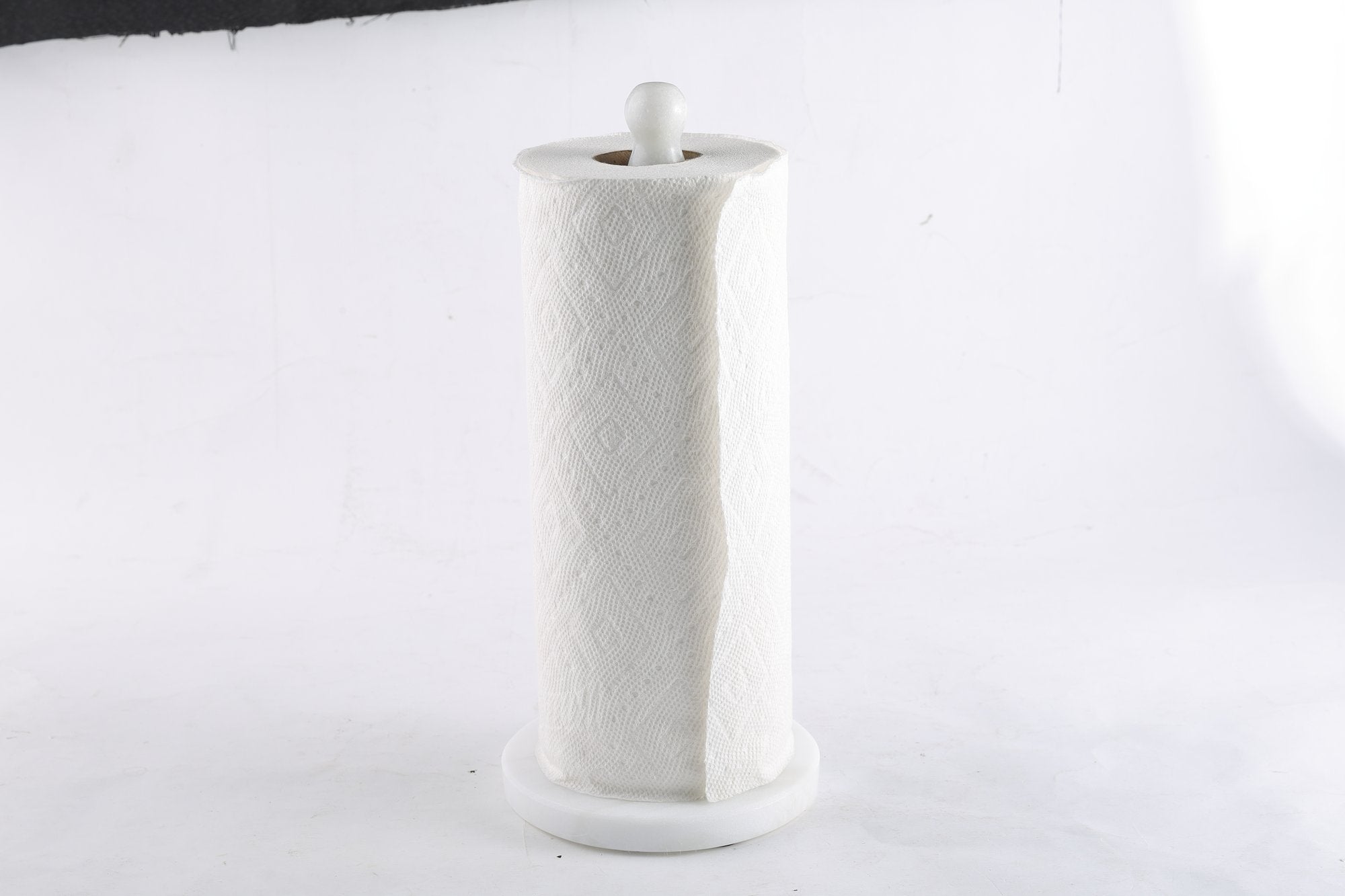 Koville Namib Fantasy natural marble paper towel holder with stone rod