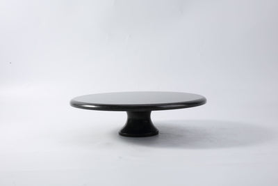 Koville Zimbabwe Black natural marble pastry plate