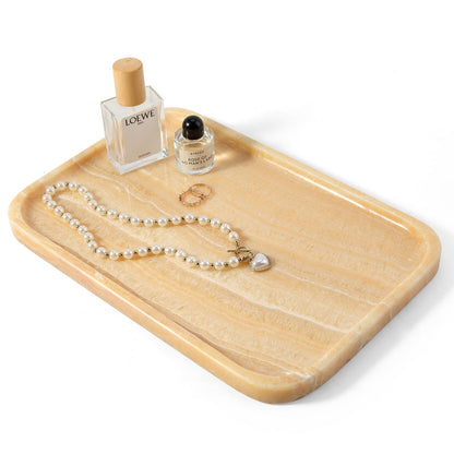 Koville Natural Stone One-Piece Square Trays in Mexico Onyx, product view 177