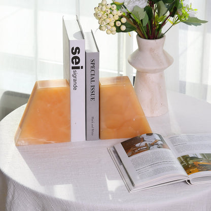 Koville Natural Stone Trapezoid Bookends in Five Sizes in natural stone, product view 16