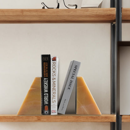 Koville Natural Stone Trapezoid Bookends in Five Sizes in natural stone, product view 26