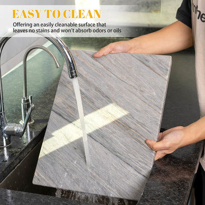 Koville natural stone pastry board in Aurora Blue