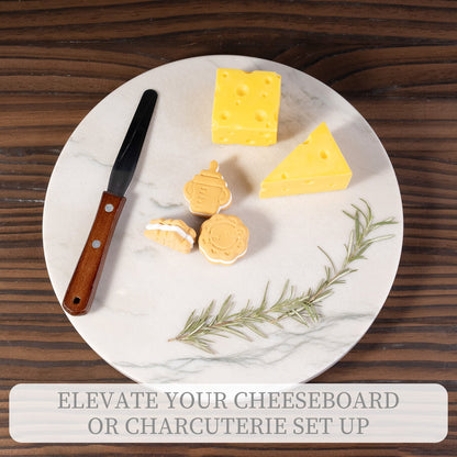 Koville round natural stone pastry board - Koville_Quartzite_Pastry_Board_-_round_D_280_White_Macaubas_4.jpg