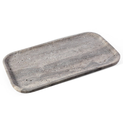 Koville Natural Stone Rectangular Serving Tray for Tables - 350 x 200 in natural stone, product view 3