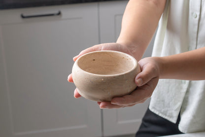 Koville Natural Stone Square Catchall for Everyday Essentials - 120 x 120 x 50 in natural stone, product view 3