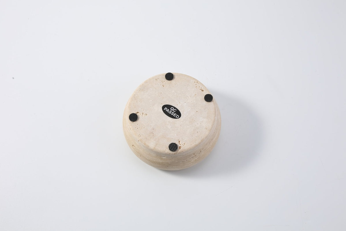 Koville Natural Stone Square Catchall for Everyday Essentials - 120 x 120 x 50 in natural stone, product view 4