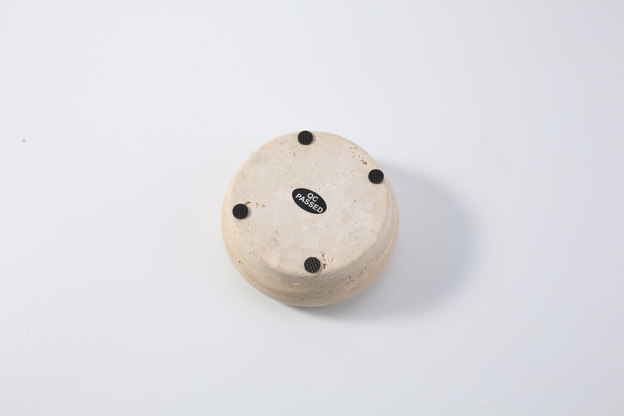 Koville Natural Stone Square Catchall for Everyday Essentials - 120 x 120 x 50 in natural stone, product view 4