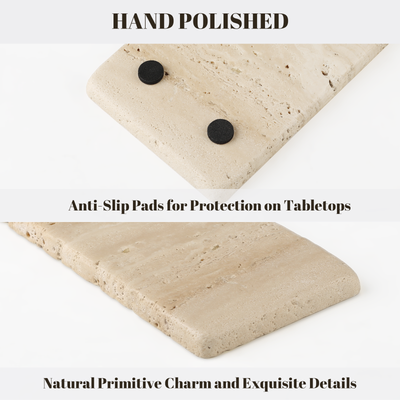 Koville Natural Stone Display Bases in Travertino Romano, product view 34