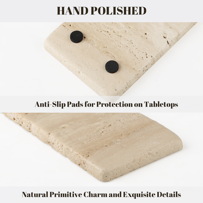 Koville Natural Stone Display Bases in Travertino Romano, product view 34