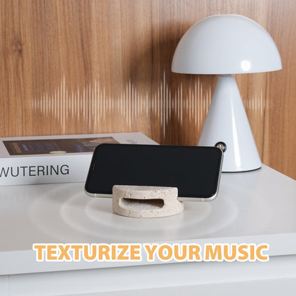 Koville Natural Stone Round Phone Holders Set of 2 - 90 x 2