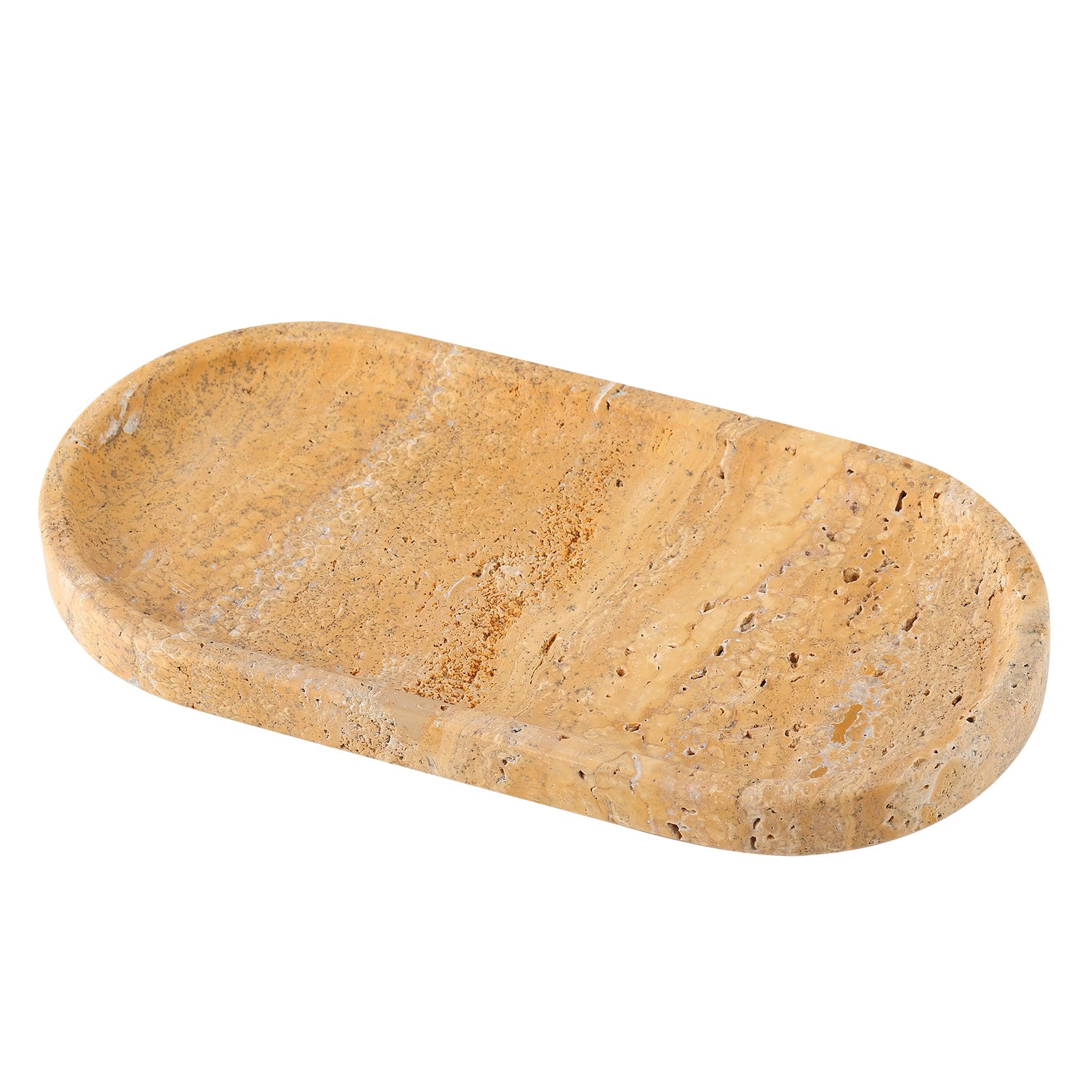 Koville natural stone runway storage tray, 250 x 125 mm