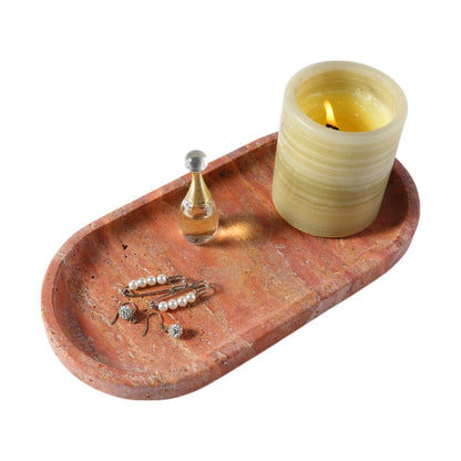 Koville natural stone runway storage tray, 250 x 125 mm