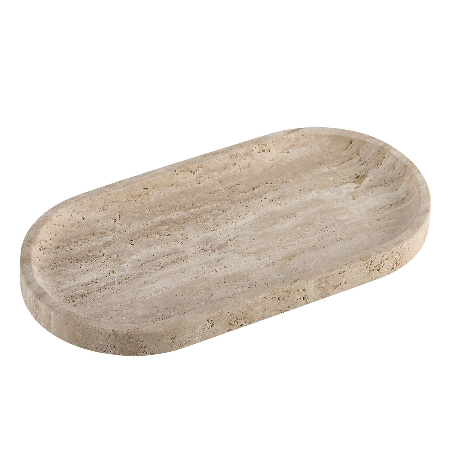 Koville natural stone runway storage tray, 250 x 125 mm