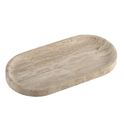 Koville natural stone runway storage tray, 250 x 125 mm